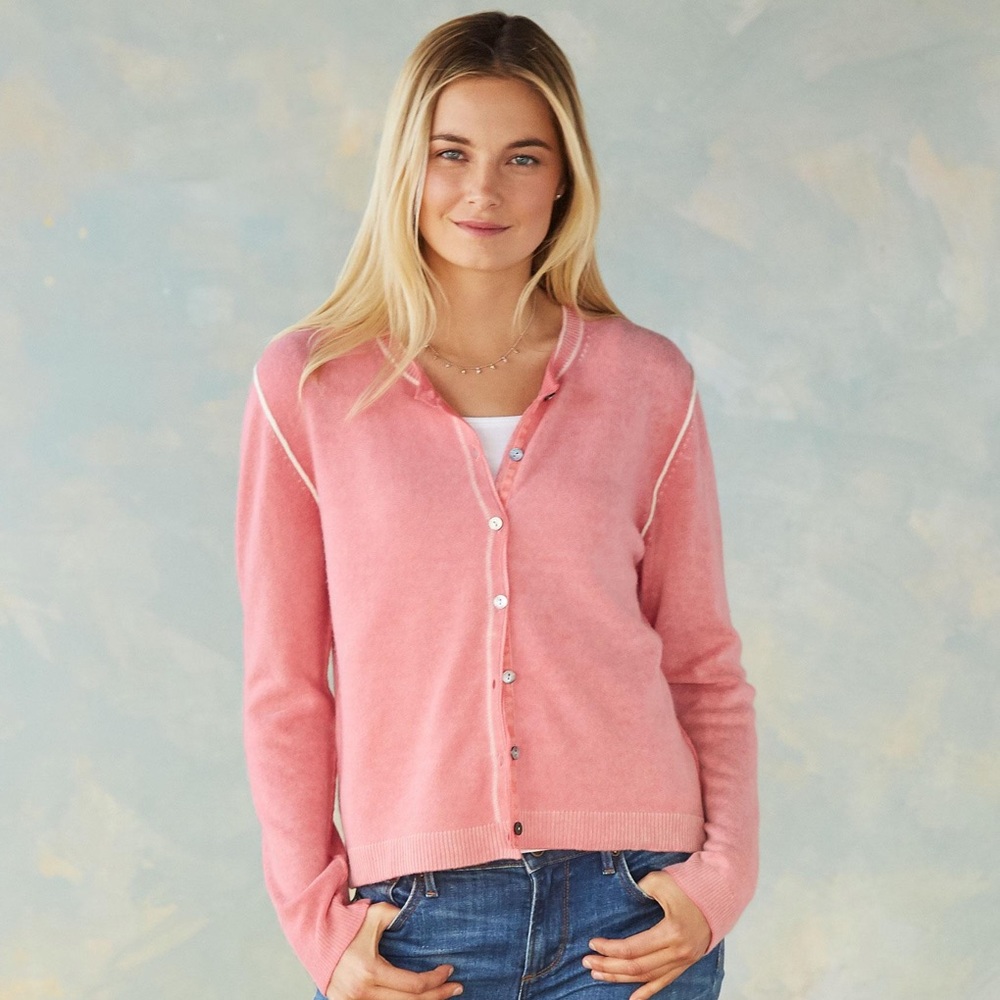 Sundance cashmere sweetheart cardigan size M